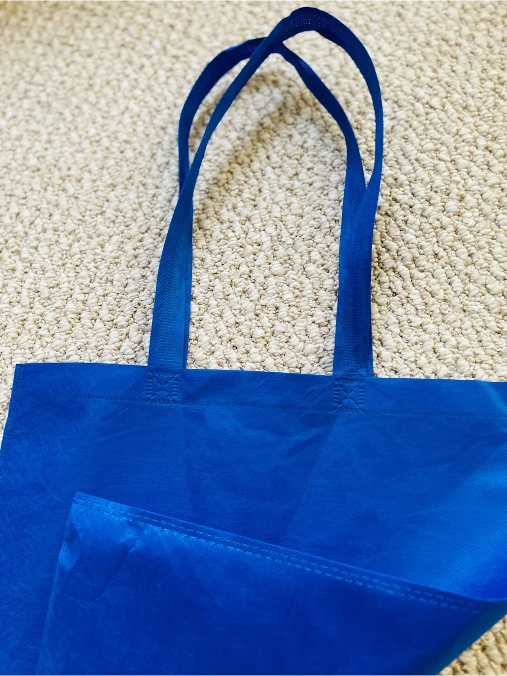 Italy AssoporTi Blue Logo Tote Bag